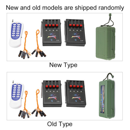 12 Channel Wireless Fireworks Firing System Remote & Igniters, 150m Range 2