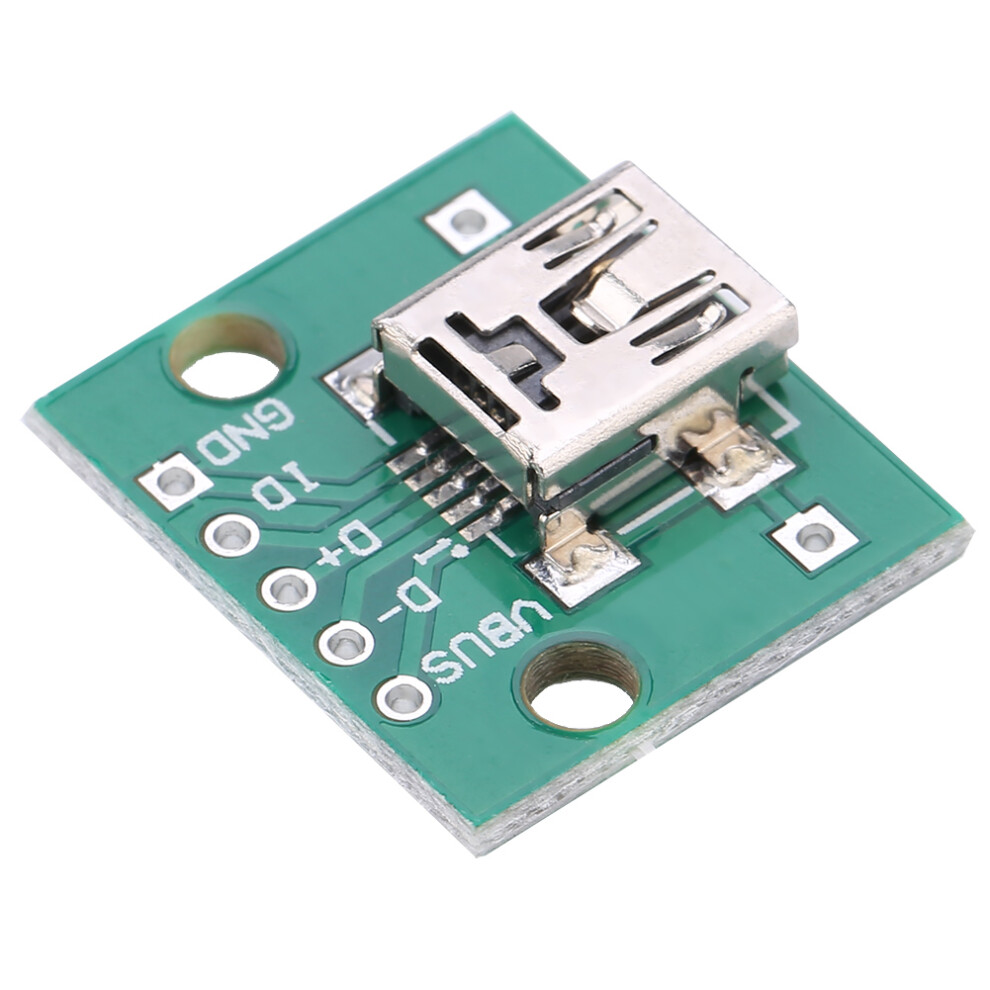 10Pcs Mini Usb To Dip Adapter Board 5P For Diy 2.54Mm Pcb Power Supply 7901392524842