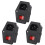 3Pcs AC Power Socket Switch 4-Pin with Light Built-In Fuse for 3D Printer 2