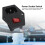 3Pcs AC Power Socket Switch 4-Pin with Light Built-In Fuse for 3D Printer 8
