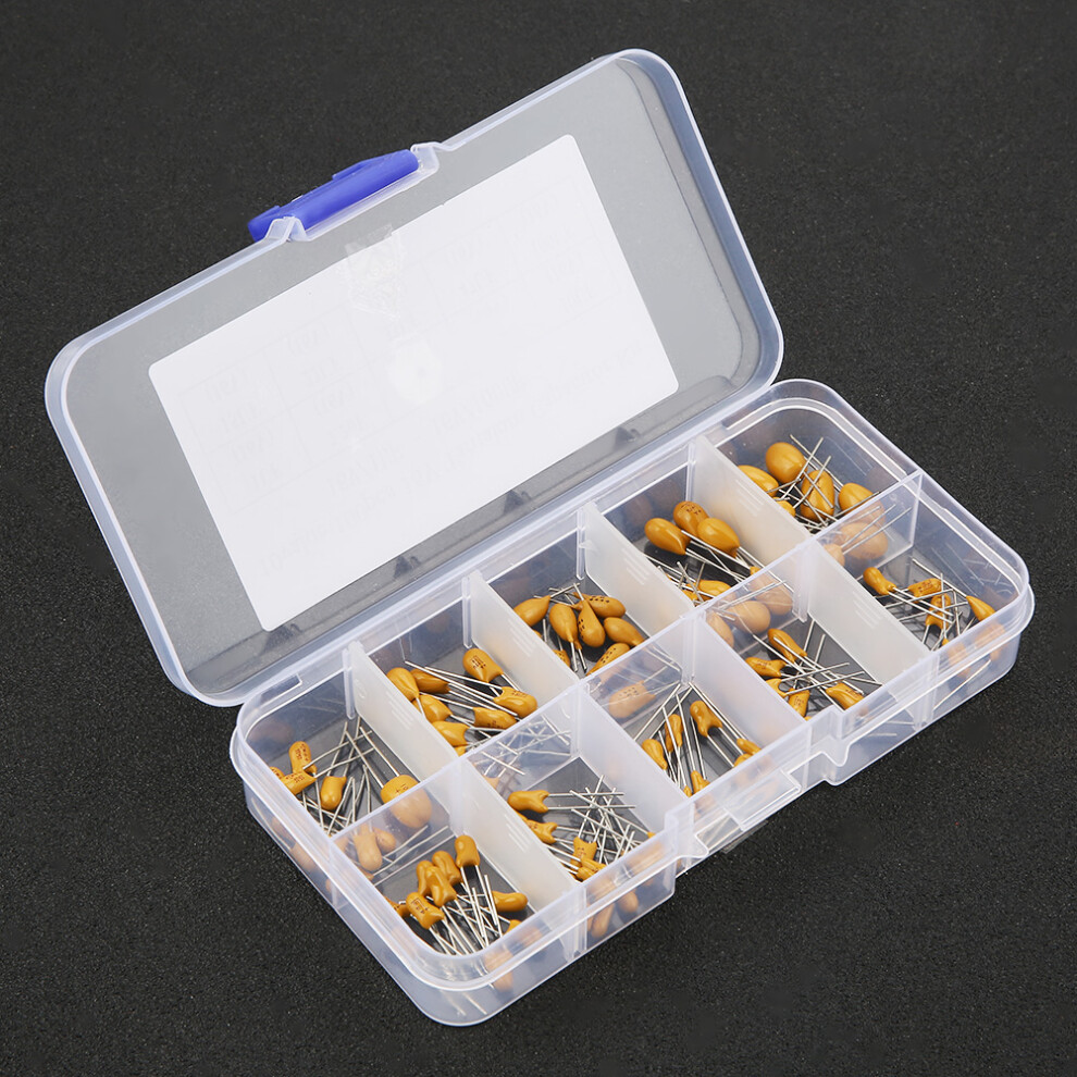 Wide Range Tantalum Capacitor Kit 16V 1Uf-100Uf 10 Values 100 Pcs With Box 8761392759267