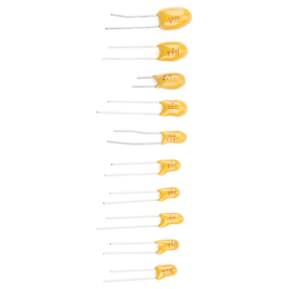 16V 1-100uF Tantalum Capacitors 100pcs Kit