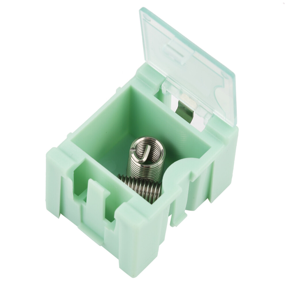 50-Pack Electronic Component Case Green