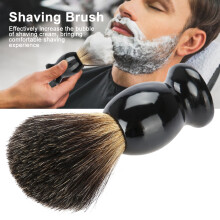 Compact Wood Handle Beard Grooming Brush