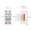 DDS6619 Single-Phase Energy Meter DIN Rail 80A 5A with Backlight 6