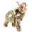 Green Elephant Wealth Figurine Decor 1
