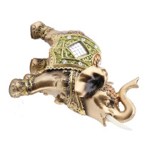 Lucky Fortune Elephant Home Ornament