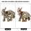 Vibrant Green Elephant Home Decor 7
