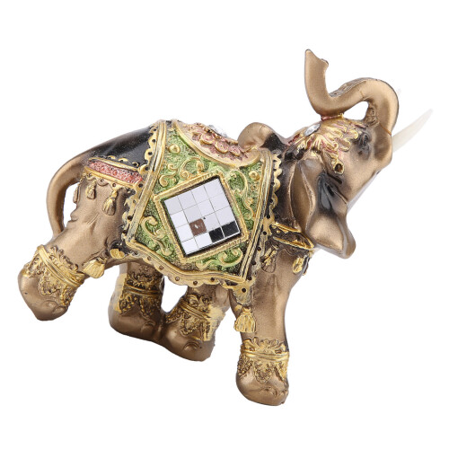 Vibrant Green Elephant Home Decor