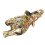 Prosperity Elephant Figurine Green 1
