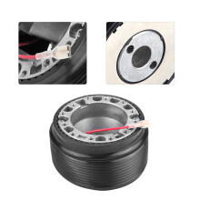 Black 6-Bolt Steering Wheel Hub for Mazda