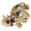 Lucky Elephant Gift Green Resin 5
