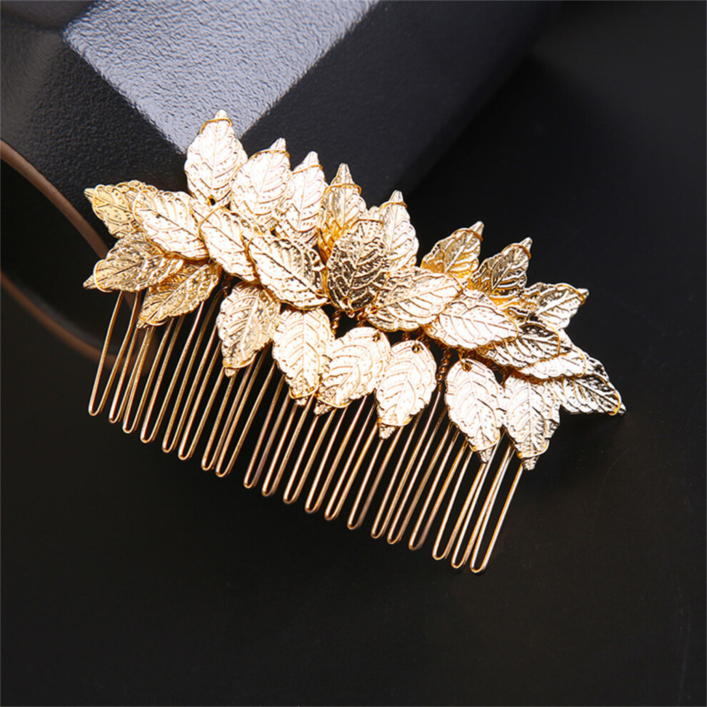 Dcph-Clothing Chinese Gold Leaf Hair Comb - Princess Party Accessory
