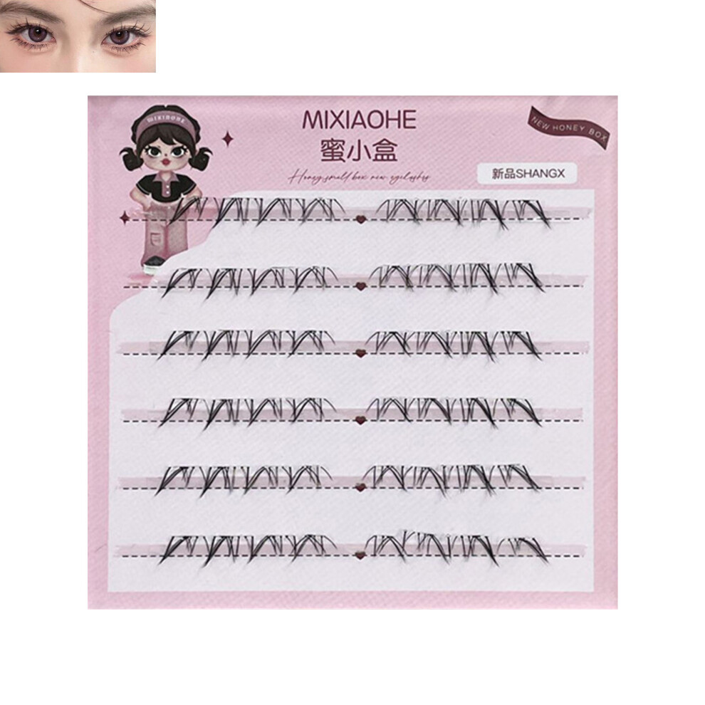 Reach-Tools Waterproof Self-Adhesive Eyelash Clusters For Women