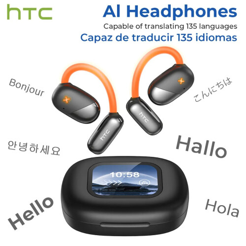 HTC HTC NE33 OWS AI Language Translation Earbuds Wireless Bluetooth 6.0 Earphones