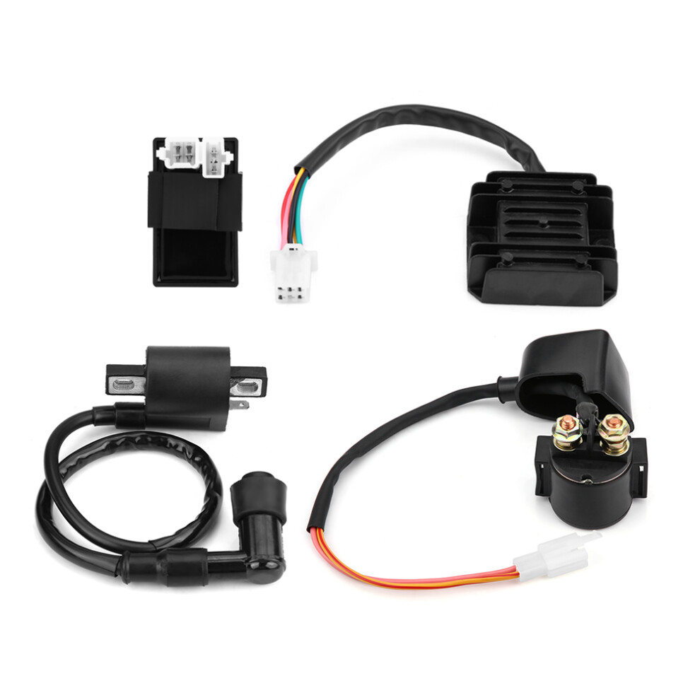 150Cc 250Cc Atv Quad Dirt Bike Cdi Coil Regulator Starter Solenoid Kit 3051392528181