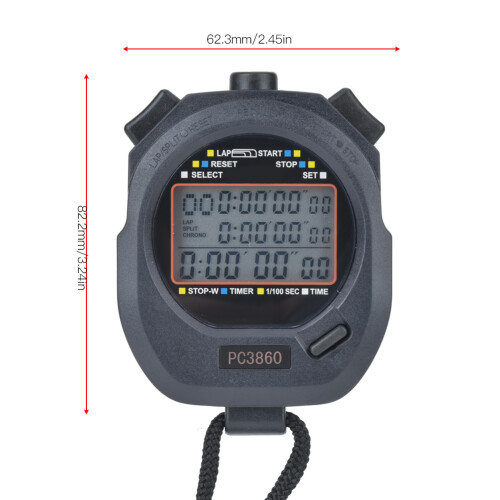 ABS 3860 Stopwatch 60 Track Memory 2