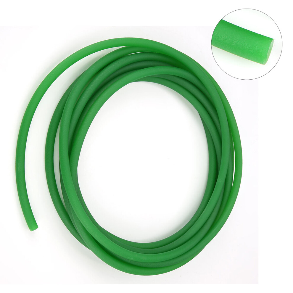 Pu Round Belt 8Mm X 5M - Green Rough Surface For Drive Transmission Hot 8451392528542