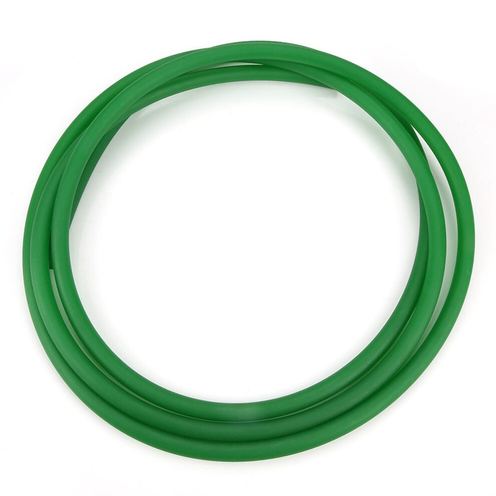 Pu Round Belt 12Mm X 3M Rough Surface Green