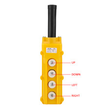 Industrial Crane Chain Hoist 4-Channel Push Button Rainproof Control System