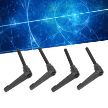 4PCS Stainless Steel M6 Adjustable Machine Knobs 70mm Black