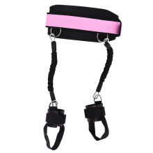 Bounce Trainer Resistance Band Rope for Leg & Sports Training - Pink