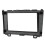 Honda CRV 07-10 Car Stereo Dash Panel Kit 2 Din Rugged Plastic Easy Install 3