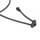 2PCS Rubber String Paddle Leash 120cm Black for Kayaking Canoeing 5