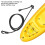 2PCS Rubber String Paddle Leash 120cm Black for Kayaking Canoeing 10