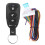 Universal Car Keyless Entry System Remote CR2032 150mAh Plastic 7