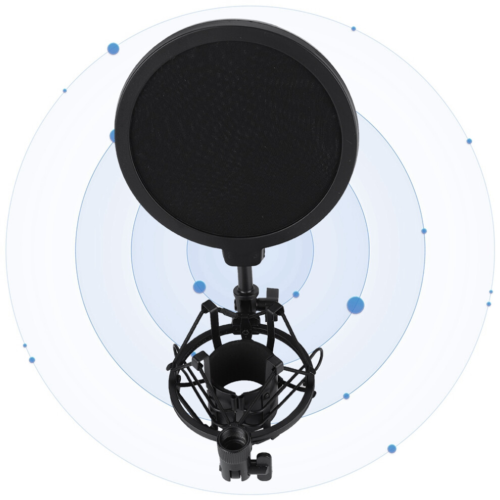 Recording Studio Pop Filter Mic Shock Mount Kit 7340572981240