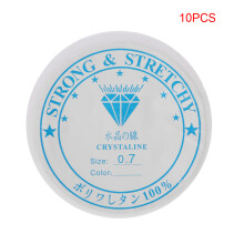 Crystal Elastic Beading String 0.7mm 11m Transparent for Jewelry Making