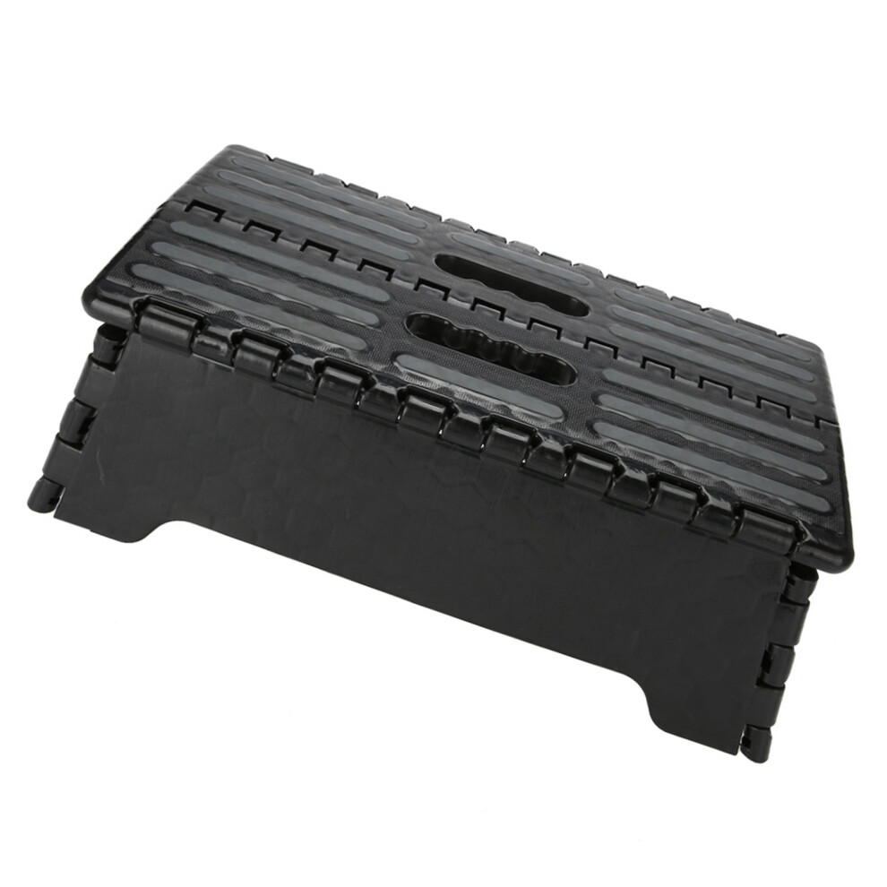 Black Foldable Step Stool For Home