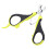 Plastic Safe Spring Nail Clipper for Dog Cat 12*7cm Yellow 3