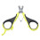 Plastic Safe Spring Nail Clipper for Dog Cat 12*7cm Yellow 5