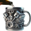 Personalized Engines Stainless Steel Mug,Creative 3D Car Engine 2