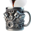 Personalized Engines Stainless Steel Mug,Creative 3D Car Engine 4