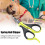 Plastic Safe Spring Nail Clipper for Dog Cat 12*7cm Yellow 9