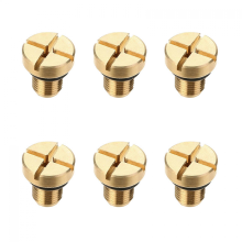 6X 17111712788 Radiator Overflow Coolant Expansion Tank Bleeder Screw Gold for BMW E36 E39 E46 Etc.