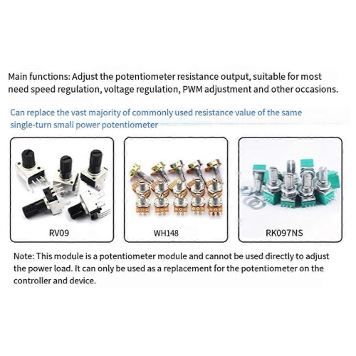Digital Display Potentiometer Variable Resistor 10k Resistance Signal Simulator for Speed Controller Inverter 2