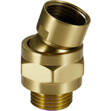 Schwenkbarer Duschkopfadapter aus massivem Messing, verstellbare Duscharmverlängerung