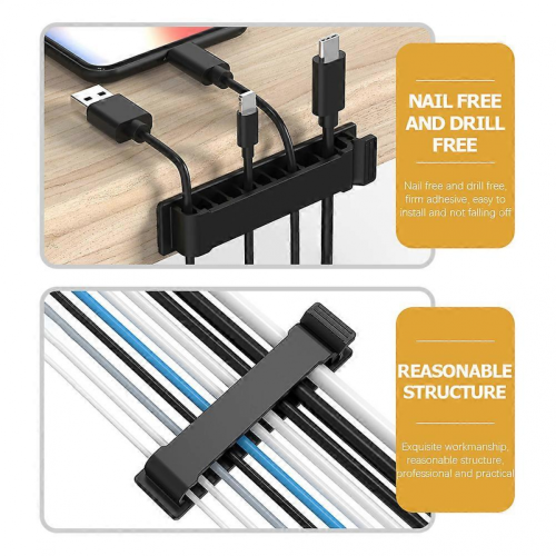 Cord Keeper Cable Storage Holder Designed for Adjustable Cable Management 20Pcs 2