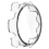 compatible Garmin Forerunner 265 Smart Watch PC Watch Case with Tempered Glass Screen Protector - Transpare 3