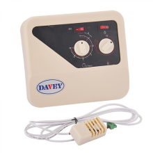 Controlador de estufa de sauna de 25-26 380 V con cable de sonda y carcasa de PP. Accesorios para estufas de sauna de 9 a 15 kW.