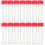40pcs Transparent Sample Storage Tubes with Screw Caps for Lab Samples, Cosmetics, and Essential Oils 2