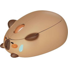 Wireless Gaming Mouse Capybara, 2.4G GHz with a USB Receiver, Cute Optical Cordless Cartoon Mice Capybara