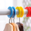 10 Pack Silicone Clothes Hanger Fixed Hook Windproof Hanger Spacer Anti-Off 4