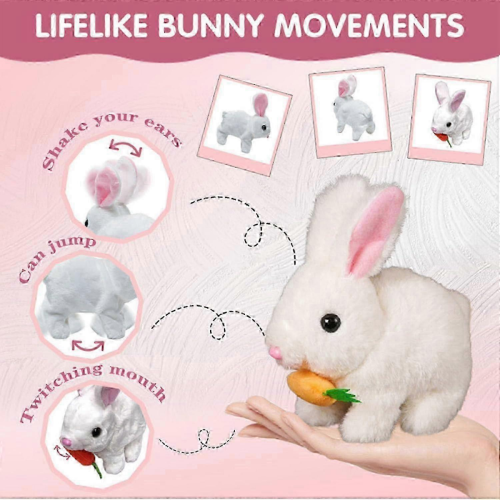 Electric Bunny - A realistic and interactive Easter bunny toy that jumps and twitches. 2