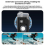 45M Waterproof Case Frame Protective Case Underwater Diving Housing for DJI Osmo 360 Action Camera 4