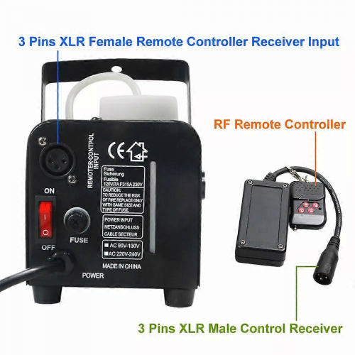 400W 1500W DJ Show Stage Smoke Fog Machine Wireless Remote Controller Receiver 1